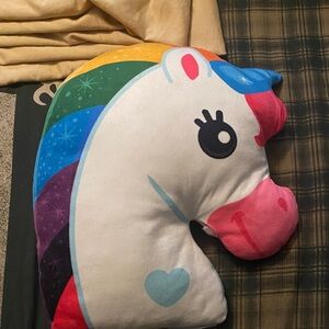 Colorful Unicorn Pillow